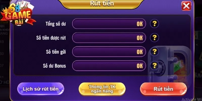 Rút Tiền 68 Game Bài - Nhanh Gọn, An Toàn, Uy Tín Hàng Đầu 1 Rút Tiền 68 game bài