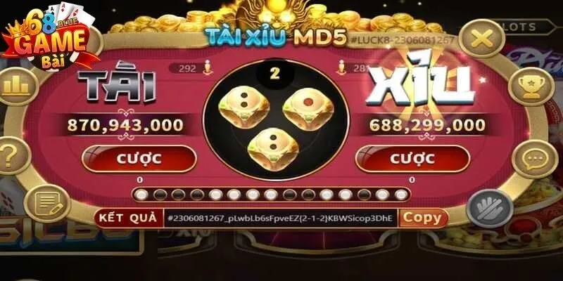 Tài Xỉu MD5 68 Game Bài - Luật Chơi, Ưu Điểm Và Mẹo Chơi 3 Mẹo chơi Tài Xỉu MD5 "thắng lớn"